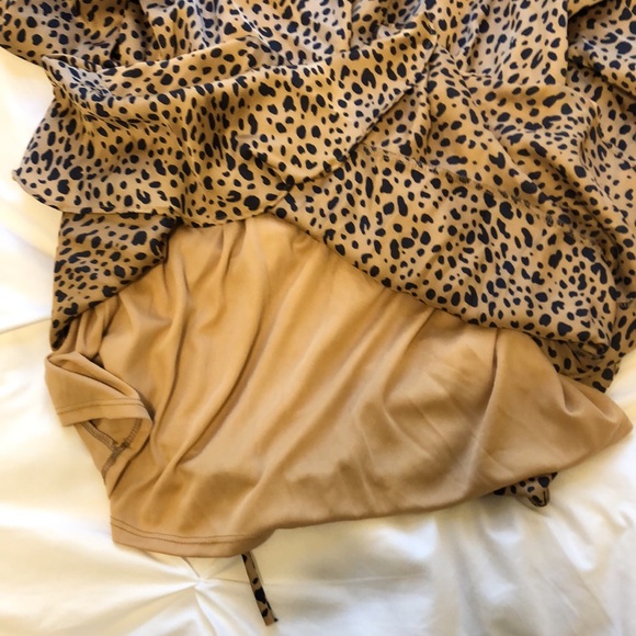 NWOT Adrienne Leopard Dress - Picture 5 of 6